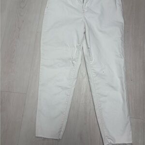 Nicole Miller White Denim Pants sz 12 very flattering style.